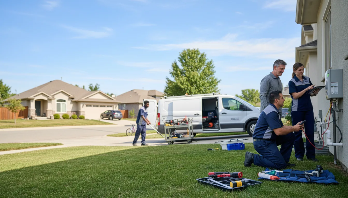 Tankless water heater service in Owensville, OH